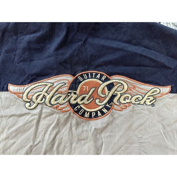 NWT Hard Rock Cafe Guitar Company Aruba Mens Short Sleeve Button Garage Shirt L - Picture 10 of 11
